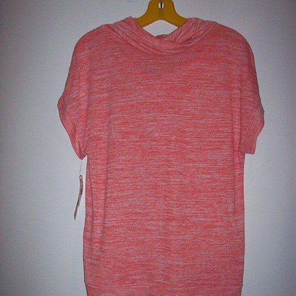 Women's Inspired Hearts Large Cowl Neck Pull Over - Picture 2 of 6